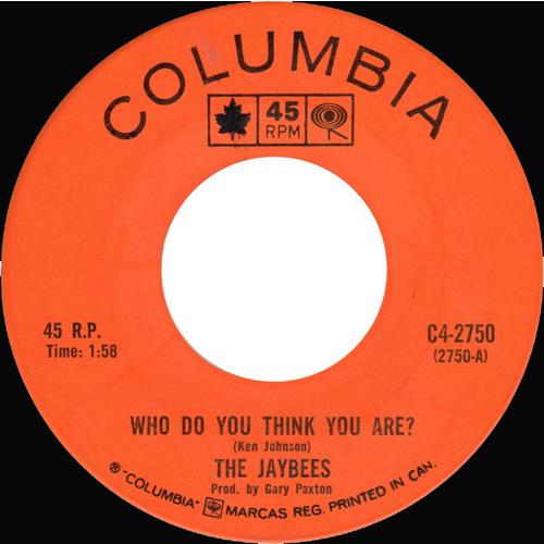 Who Do You Think You Are? b/w Bad Sign