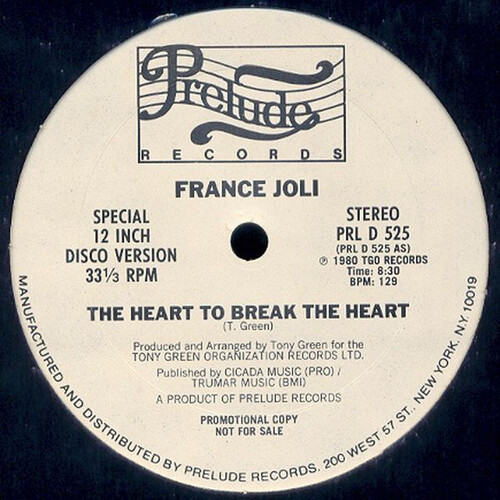 The Heart to Break the Heart b/w Feel Like Dancing (promo)