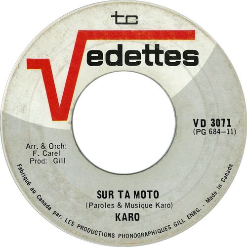 Sur ta moto b/w Je m'en Vais en vacances