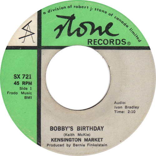 I Would Be The One b/w Bobby's Birthday