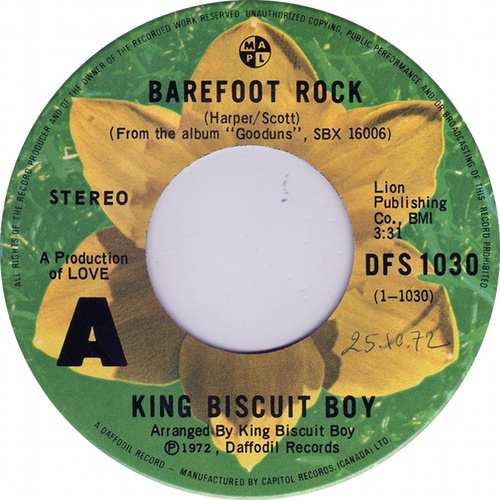 Barefoot Rock b/w Bald Head Rhumba Boogie