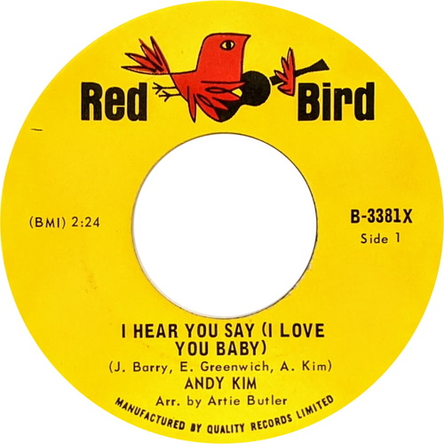 I Hear You Say (I Love You Baby) b/w  Falling In Love
