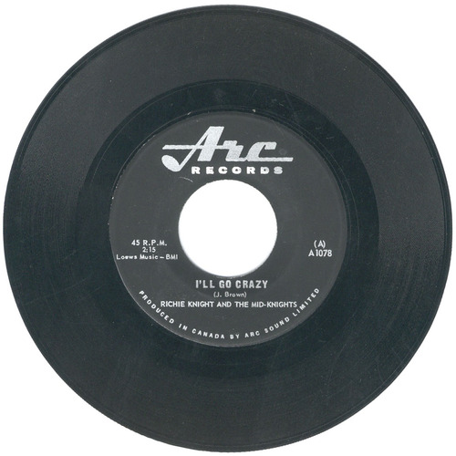 I'll Go Crazy b/w Packin' Up