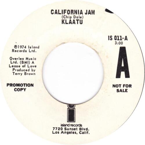 California Jam b/w Dr. Marvello