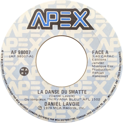 La Danse du Smatte b/w Allume La TV