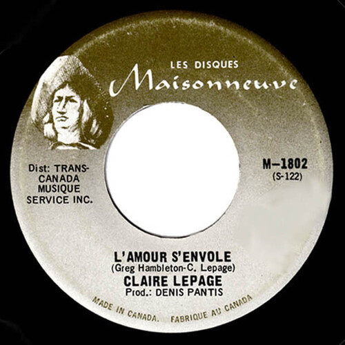 	L'Amour S'Envole b/w Demain