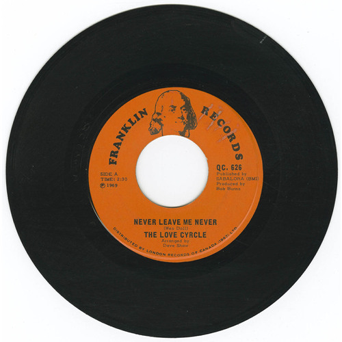 Never Leave Me Never b/w Wind, Rain And the Seashore