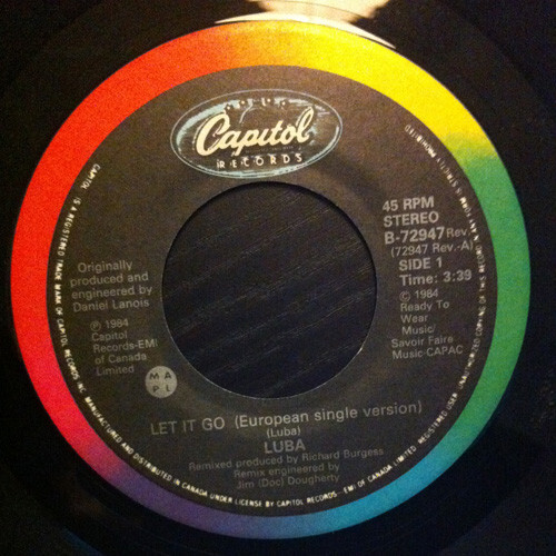 Let It Go (European single version)  b/w Young Guns