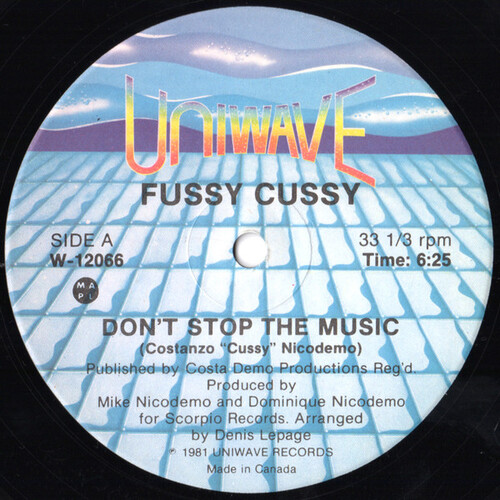 Don't Stop The Music b/w Don't Stop The Music (Instrumental)