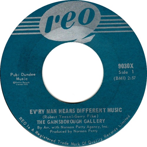 Ev'ry Man Hears Different Music b/w I Think I'll Catch A Bus (And Go Back Home)