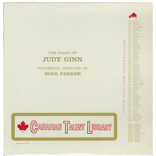 The Songs of Judy Ginn, Orchestra Directed By Doug Parker