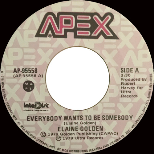 Everybody Wants to be Somebody b/w It's Over