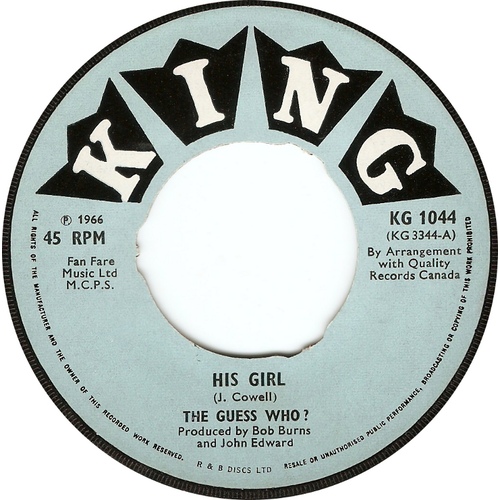 It's My Pride b/w His Girl