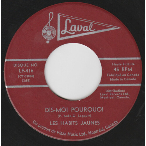 Dis-Moi pourquoi b/w Miss Boney Maronie