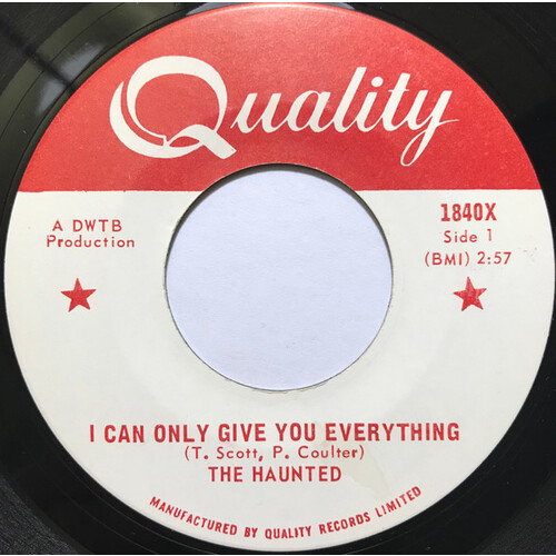 I Can Only Give You Everything b/w No More Lovin'