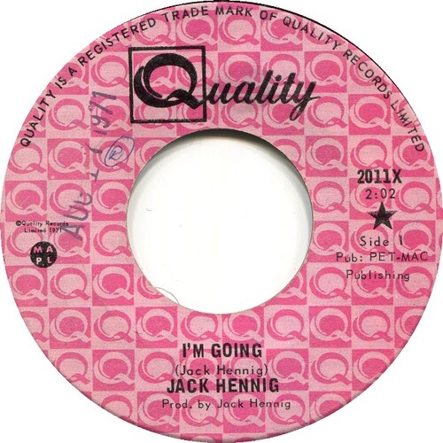 I'm Going b/w Jackson County