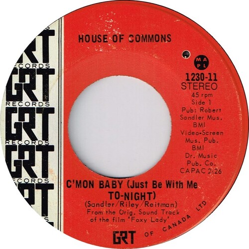 C'mon Baby (Just Be With Me TO-NIGHT) b/w Hero's Theme