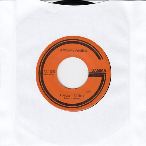 	Alleluia - Alleluia b/w Frontière