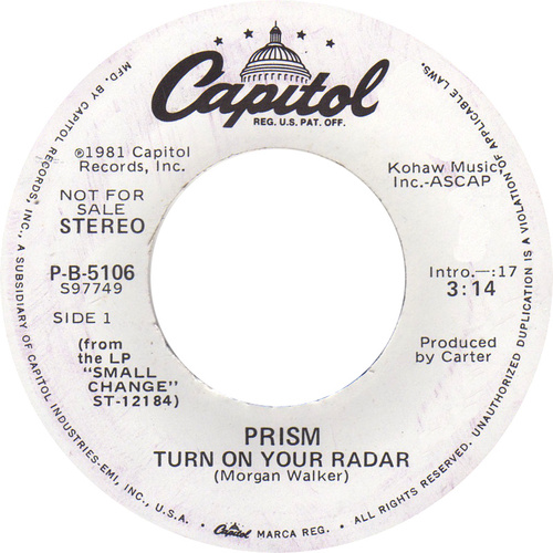 Turn On Your Radar b/w Turn On Your Radar  (promo)