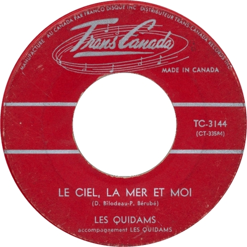 Le Ciel, La Mer Et Moi b/w C'est Par Principe