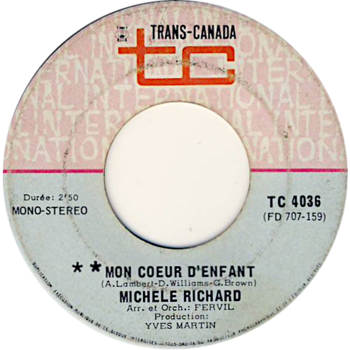 Dans une heure b/w Mon coeur d'enfant