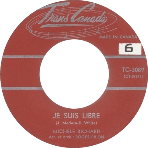 Folle de t'aimer b/w Je suis libre