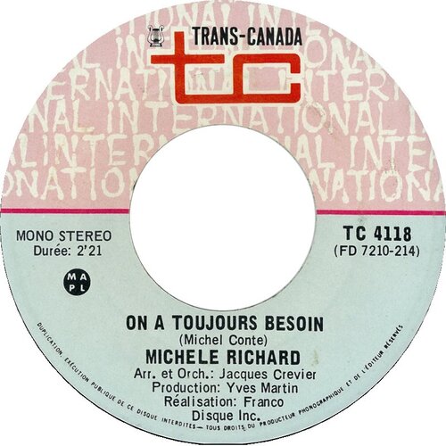 On a toujours besoin b/w La vie a deux