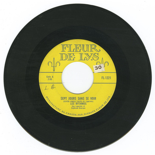 Sept jours sans se voir b/w Vois mon coeur t'en supplie