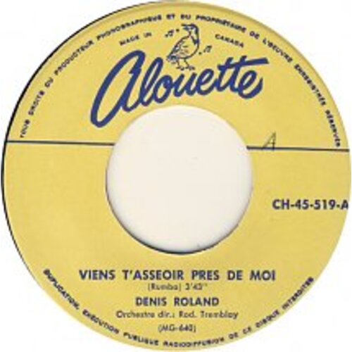 Ma Belle b/w Je Reve A Toi