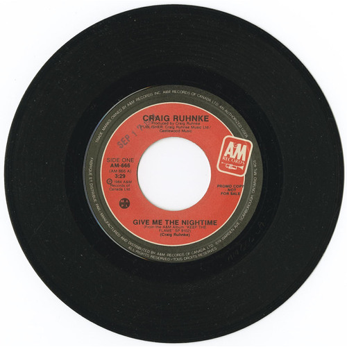 Give Me The Night Time b/w Give Me The Night Time (promo)