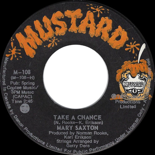 Take a Chance b/w I'm a Woman (In Love With My Man)