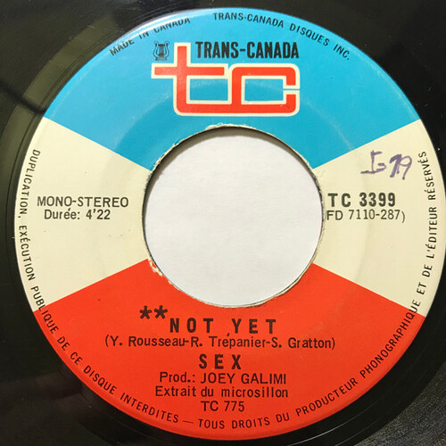 Not Yet b/w Come, Wake Up