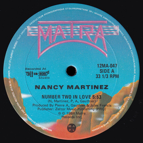 Number Two In Love b/w Number Two In Love (Radio Version)/ Number Two In Love (Instrumental)