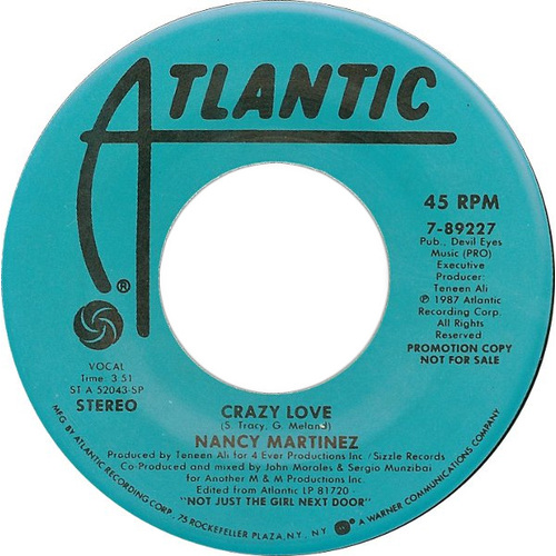 Crazy Love b/w Crazy Love (Instrumental) (US)