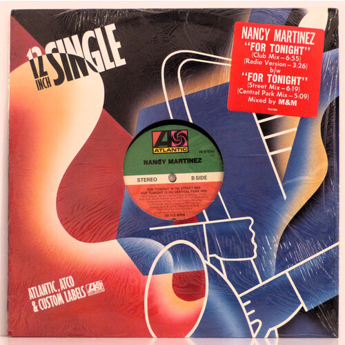 For Tonight (Club Mix)/ For Tonight (Radio Version) b/w For Tonight (Street Mix)/ For Tonight (Central Park Mix)