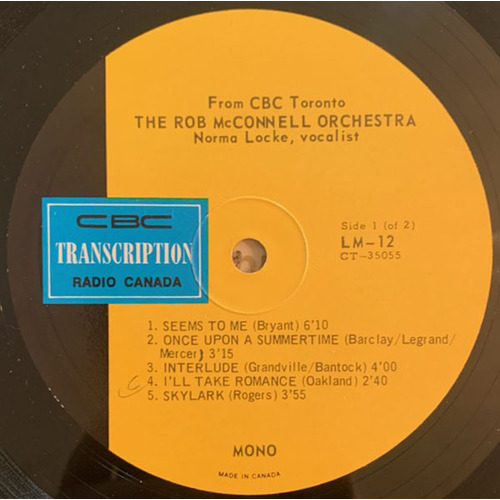 Norma Locke, vocalist