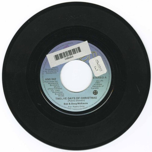 Twelve Days of Christmas b/w Twelve Days of Christmas