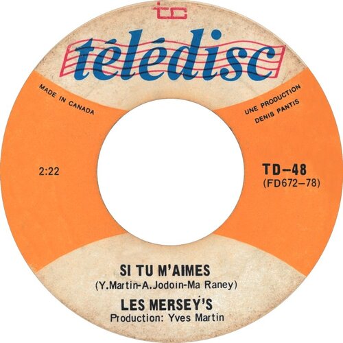 Si tu m'aimes b/w Je suis las