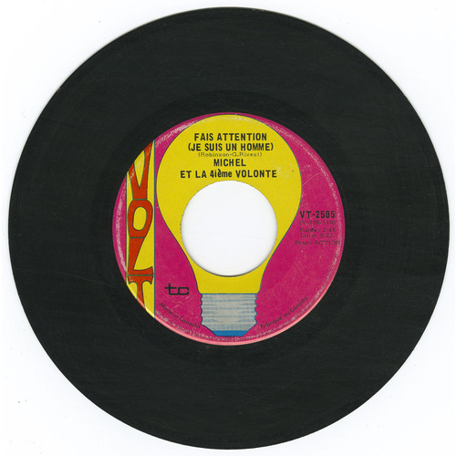 Fais attention (Je suis un homme) b/w Fille de terre des hommes