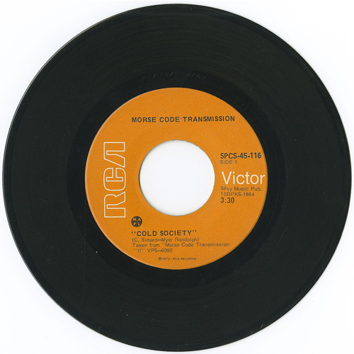 Cold Society b/w Satan's Song