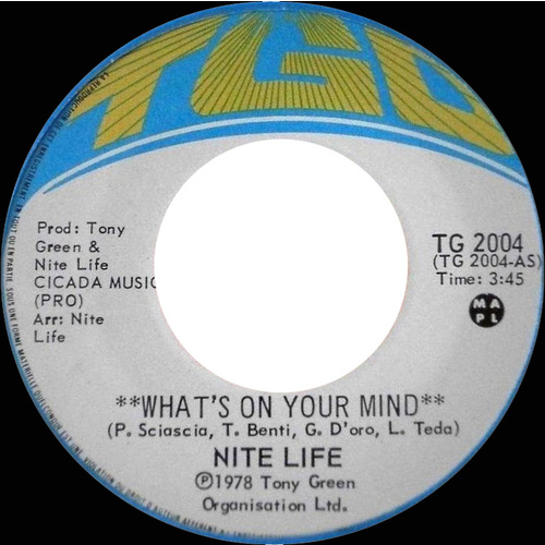 ** What's On Your Mind ** b/w What's On Your Mind (Instrumental)