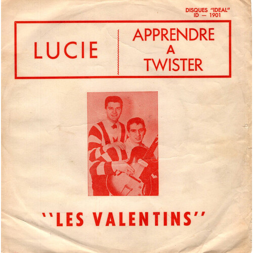 Lucie b/w Apprendre à twister (picture sleeve)