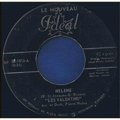 Hélène b/w Un gars sans une fille