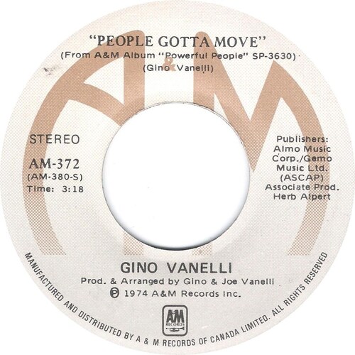 People Gotta Move b/w Son of a New York Gun