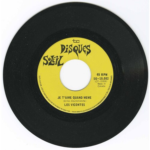 Je n'aime que toi b/w Je t'aime quand même