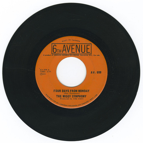 Four Days From Monday b/w The Chosen Life