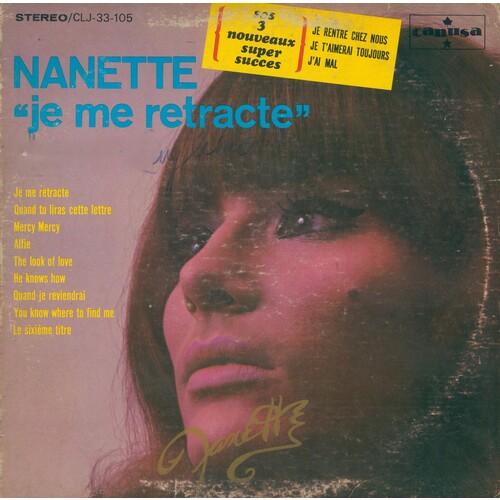 "Je me rétracte"