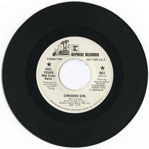 Cinnamon Girl b/w Sugar Mountain (promo)