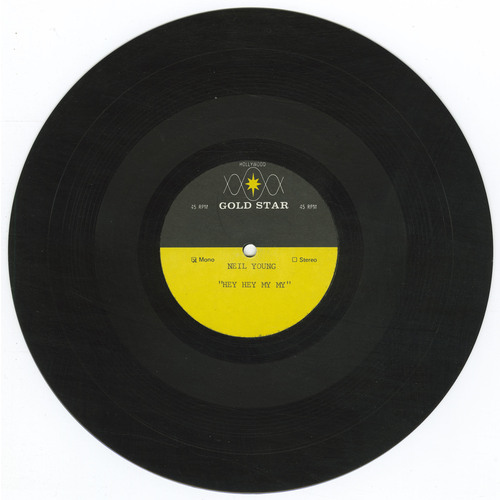 My My, Hey Hey (Out of the Blue) (promo, DJ Label copy only)