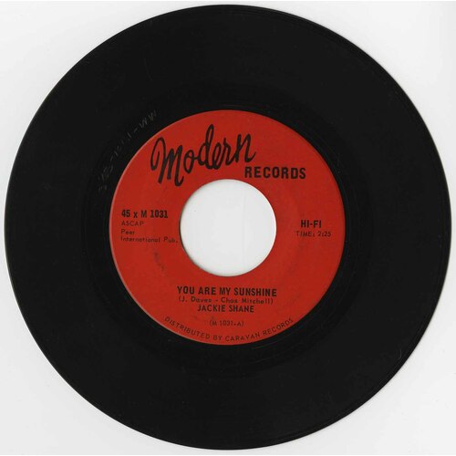 Stand Up Straight And Tall b/w You Are My Sunshine